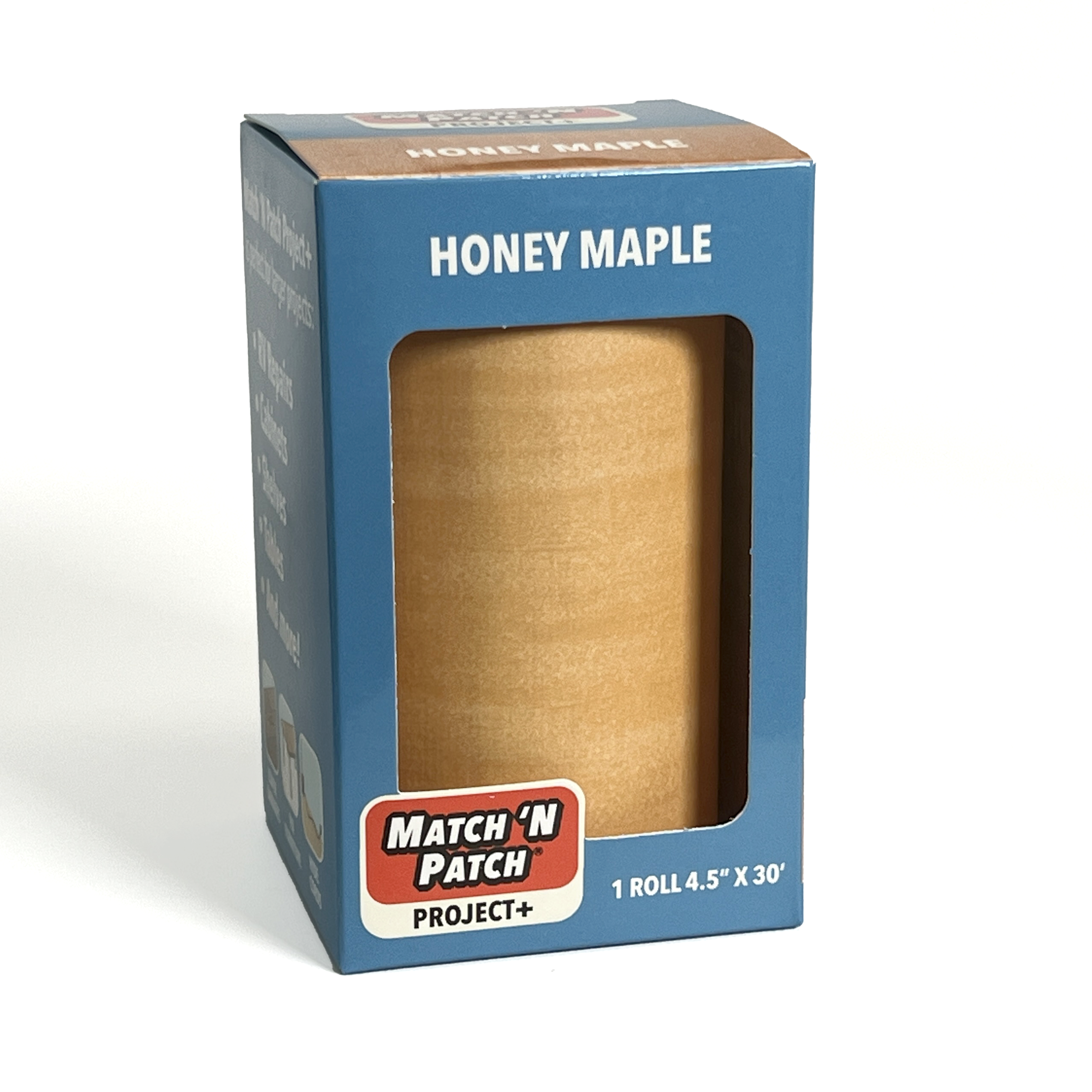 MATCH 'N PATCH Realistic Wood Grain Repair Tape, Honey Maple, 2.25 inch x  15 feet, Adhesive Repair Patch for Furniture, Floors, Cabinets, Windows